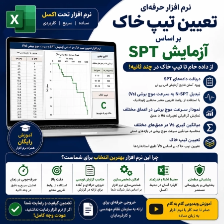 نرم افزار تعیین تیپ خاک