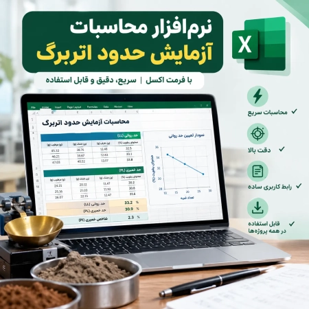 دانلود نرم افزار آزمایش حدود اتربرگ خاک